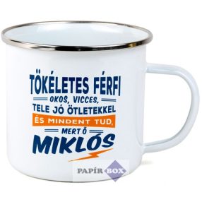 Top Pasik fémbögre, Miklós