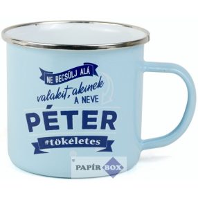 Top Pasik fémbögre, Péter
