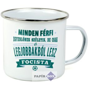 Top Pasik fémbögre, Focista
