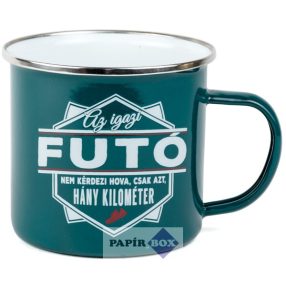 Top Pasik fémbögre, Futó