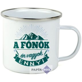 Top Pasik fémbögre, Főnök