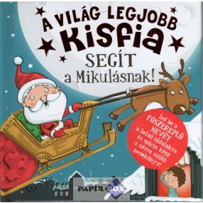   Névre szóló mesekönyv - A világ legjobb Kisfia segít a Mikulásnak!
