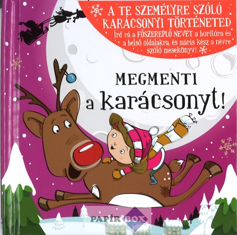 Névre szóló mesekönyv, név nélkül (kislánynak)