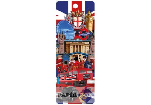 3D könyvjelző, London