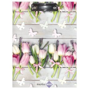 Felírótábla A/4, Tulipánok lepkékkel