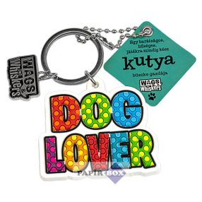 Kutyaimádó kulcstartó