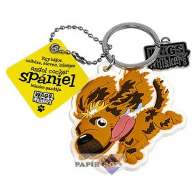Angol Cocker Spániel kulcstartó