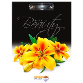 Felírótábla A/4, Sárga Liliom