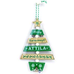 Névre szóló karácsonyfadísz, Attila