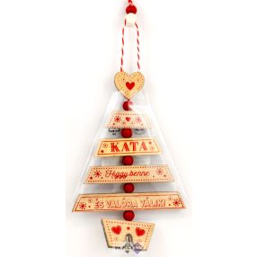 Névre szóló karácsonyfadísz, Kata