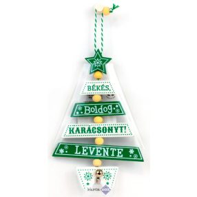 Névre szóló karácsonyfadísz, Levente