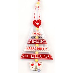 Névre szóló karácsonyfadísz, Lilla