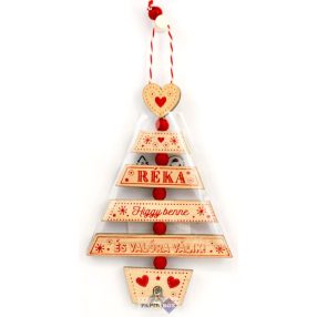 Névre szóló karácsonyfadísz, Réka