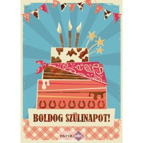Zenélő képeslap, Szülinapos