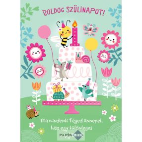 Zenélő képeslap, Szülinapos, Gyerekeknek