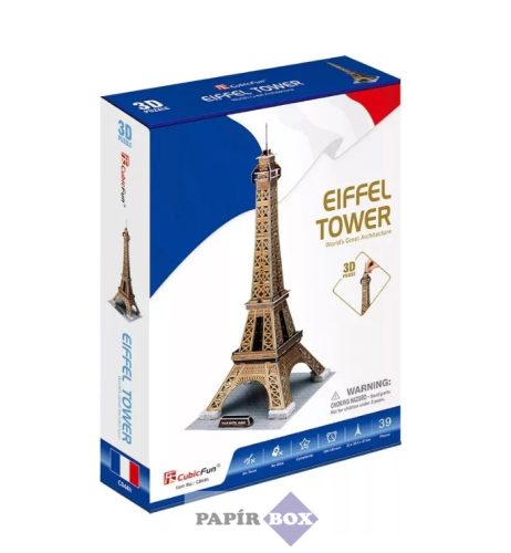 3D Puzzle, CubicFun, Eiffel torony, arany
