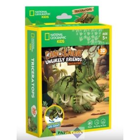   3D Puzzle, CubicFun, Triceratopsz, mini, National Geographic Kids