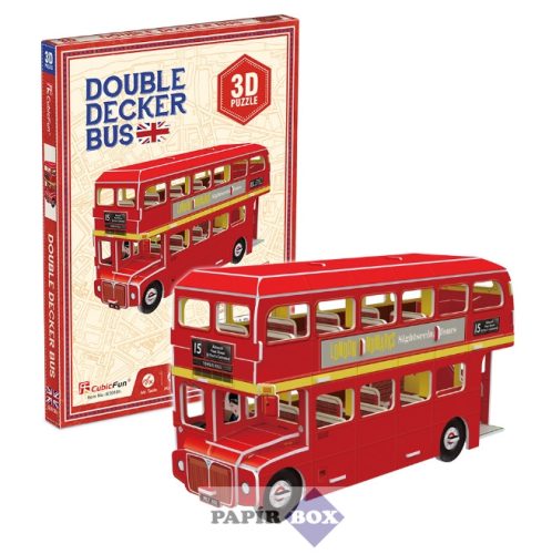 3D Puzzle, CubicFun, Double Decker Bus, mini