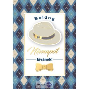 Képeslap, Névnapos, Kalap