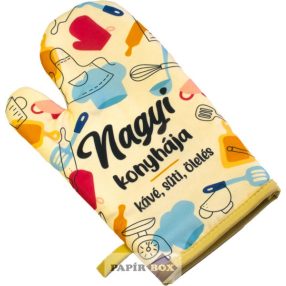 Edényfogó kesztyű, Nagyi konyhája...