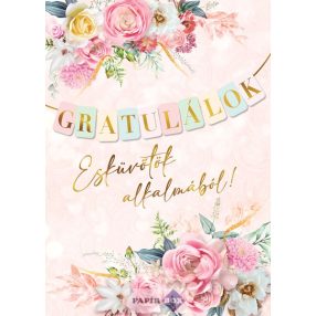 Zenélő képeslap, Gratulálok esküvőtök alkalmából