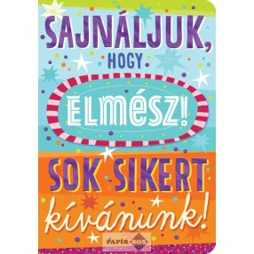 Képeslap, Búcsúztató, Sok sikert