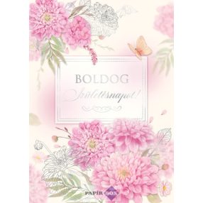 Zenélő képeslap, Szülinapos, angol zenével