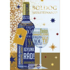 Zenélő képeslap, Szülinapos, férfi