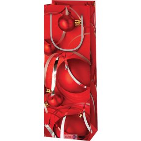 Dísztasak, karácsonyi, italos, Piros díszek