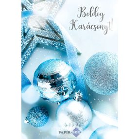 Képeslap, karácsony, díszek