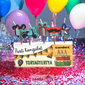 Névre szóló tortagyertya, Party hangulat