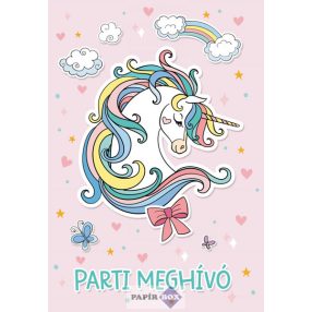 Parti meghívó - Unikornis