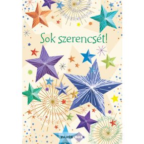Képeslap, Sok szerencsét, Csillagok