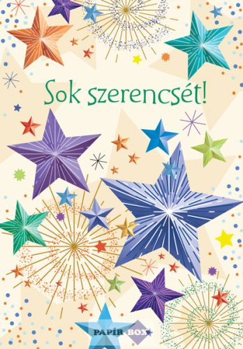 Képeslap, Sok szerencsét, Csillagok