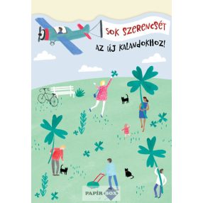 Képeslap, Sok szerencsét, Repülő