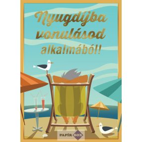 Zenélő képeslap, Nyugdíjba vonulás alkalmából