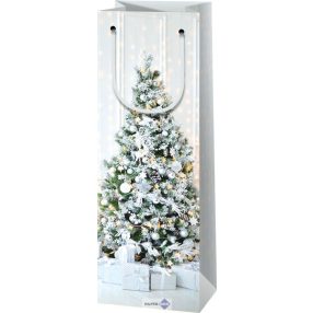 Dísztasak, karácsony, italos, Havas karácsonyfa