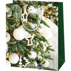 Dísztasak, nagy, karácsony, Fehér díszek