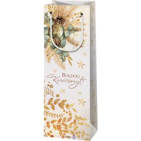 Dísztasak italos, karácsony 124*76*362, arany