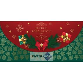 Díszboríték, Karácsony, Masnis