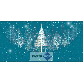 Díszboríték, Karácsony, Havas erdő