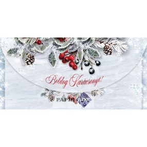 Díszboríték, Karácsony, Magyal