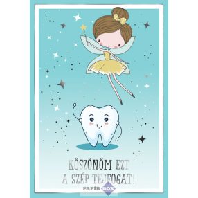 Képeslap, gyerek, Fogtündér