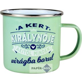 Top csajok fémbögre, Kert Királynője