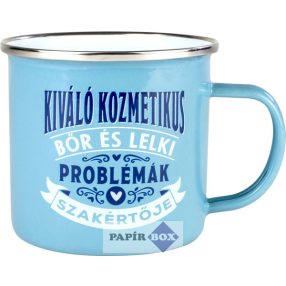 Top csajok fémbögre, Kozmetikus