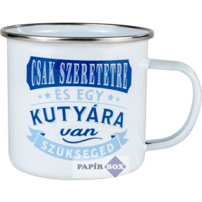 Top csajok fémbögre, Kutya