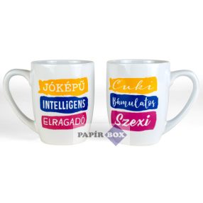 10. Páros bögre, Jóképű, Cuki...