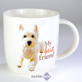 29. My best friend bögre, Westie 1.