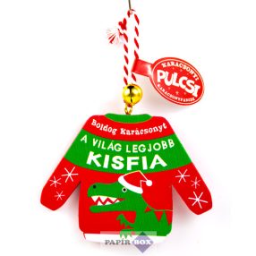 17. Karácsonyi pulcsi, A világ legjobb Kisfia, dínó