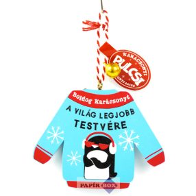   22. Karácsonyi pulcsi, A világ legjobb Testvére, fiú, pingvin